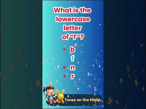 👉 What's the lowercase of F? | Learn ABC with Sunny & Leo 🟡🎈 |  @TunesOnTheMoon   #shorts #abcs