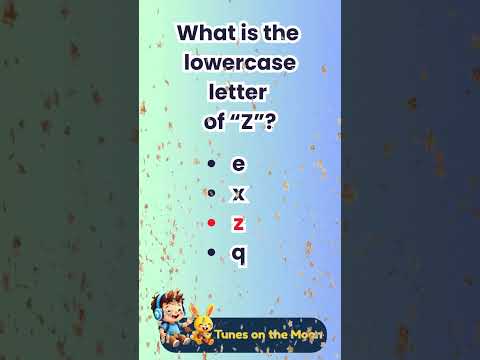 👉 What's the lowercase of Z ? | Learn ABC with Sunny & Leo 🟡🎈 |  @TunesOnTheMoon   #shorts #abcs