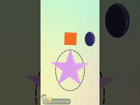 Can You Find the Oval? 🥚 | Learn Shapes for Kids | #tunesonthemoon #shapes