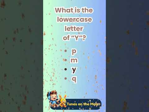 👉 What's the lowercase of Y ? | Learn ABC with Sunny & Leo 🟡🎈 |  @TunesOnTheMoon   #shorts #abcs