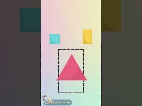 Do You Know Which One Is a Rectangle? 🟥 | Shapes for Kids | #tunesonthemoon #shapes