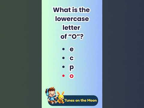 👉 What's the lowercase of O ? | Learn ABC with Sunny & Leo 🟡🎈 |  @TunesOnTheMoon   #shorts #abcs