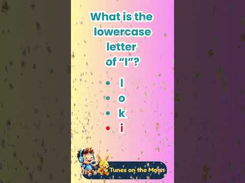 👉 What's the lowercase of I? | Learn ABC with Sunny & Leo 🟡🎈 |  @TunesOnTheMoon   #shorts #abcs