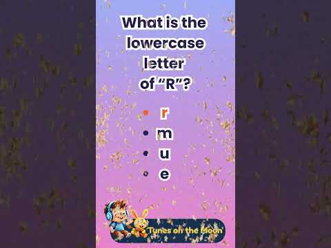 👉 What's the lowercase of R ? | Learn ABC with Sunny & Leo 🟡🎈 |  @TunesOnTheMoon   #shorts #abcs