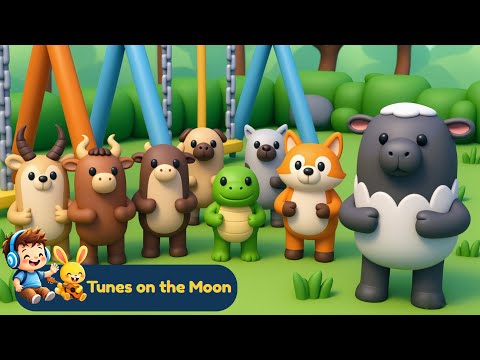 Baa Baa Black Sheep 🐑🎵 | Nursery Rhyme for Kids | FleeBobo and Co | #tunesonthemoon