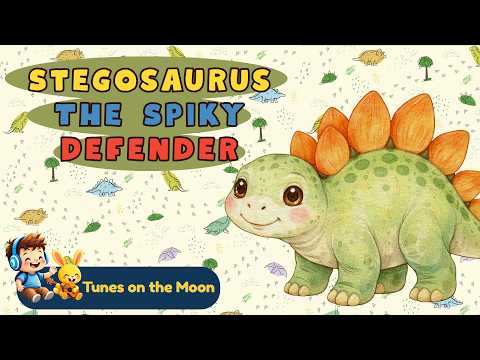 Stegosaurus 🦕 The Spiky Defender | Dinosaur Facts for Kids | @TunesOnTheMoon