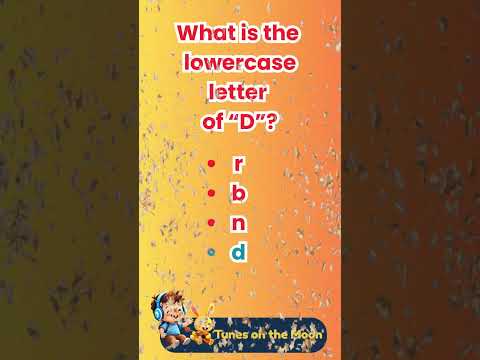 👉 What's the lowercase of D? | Learn ABC with Sunny & Leo 🟡🎈 |  @TunesOnTheMoon   #shorts #abcs