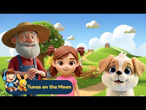 This Old Man | 3D Cartoon Nursery Rhyme for Kids | Fun Learning Songs| @TunesOnTheMoon