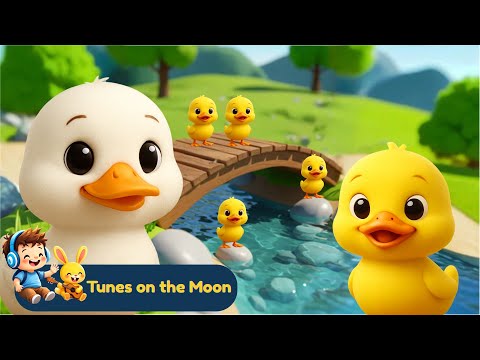 Five Little Ducks | Classic Nursery Rhyme for Kids | Sing Along & Learn to Count @TunesOnTheMoon