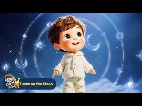 Shimmer Shimmer Midnight Moon 🌙 | Lullaby for kids | Soothing Night Song | Tunes on the Moon