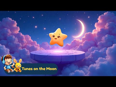 Twinkle Twinkle Little Star 🌟 | Sing Along for Toddlers | Nursery Rhyme for Kids | Tunes on the Moon
