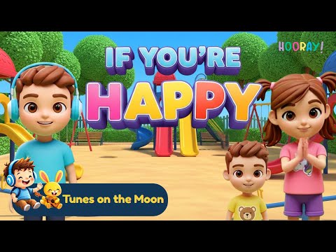 If Youโre Happy and You Know It ๐ | Sing-Along | Kids Songs & Nursery Rhymes | @TunesOnTheMoon