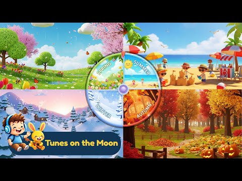 Season Poem for Kids ๐ธโ๏ธ๐โ๏ธ | Learn About The 4 Seasons | Educational Rhymes | @TunesOnTheMoon