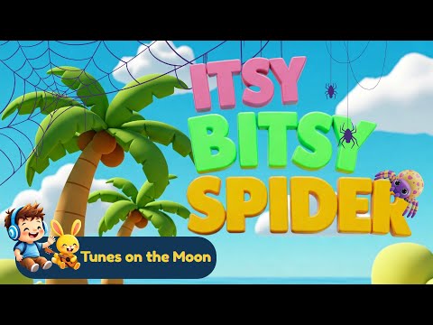 The Itsy Bitsy Spider | Nursery Rhyme for Kids | @TunesOnTheMoon