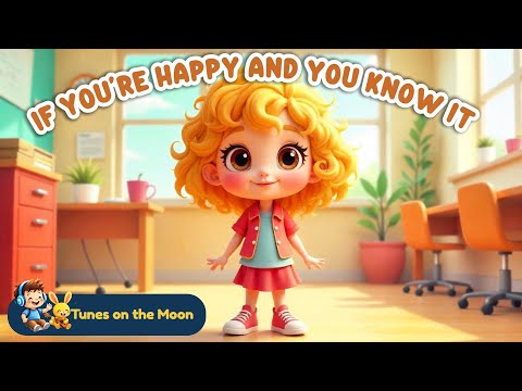 If You're Happy and You Know It ๐ | Sing Along | Nursery Rhyme for Kids | Tunes on the Moon